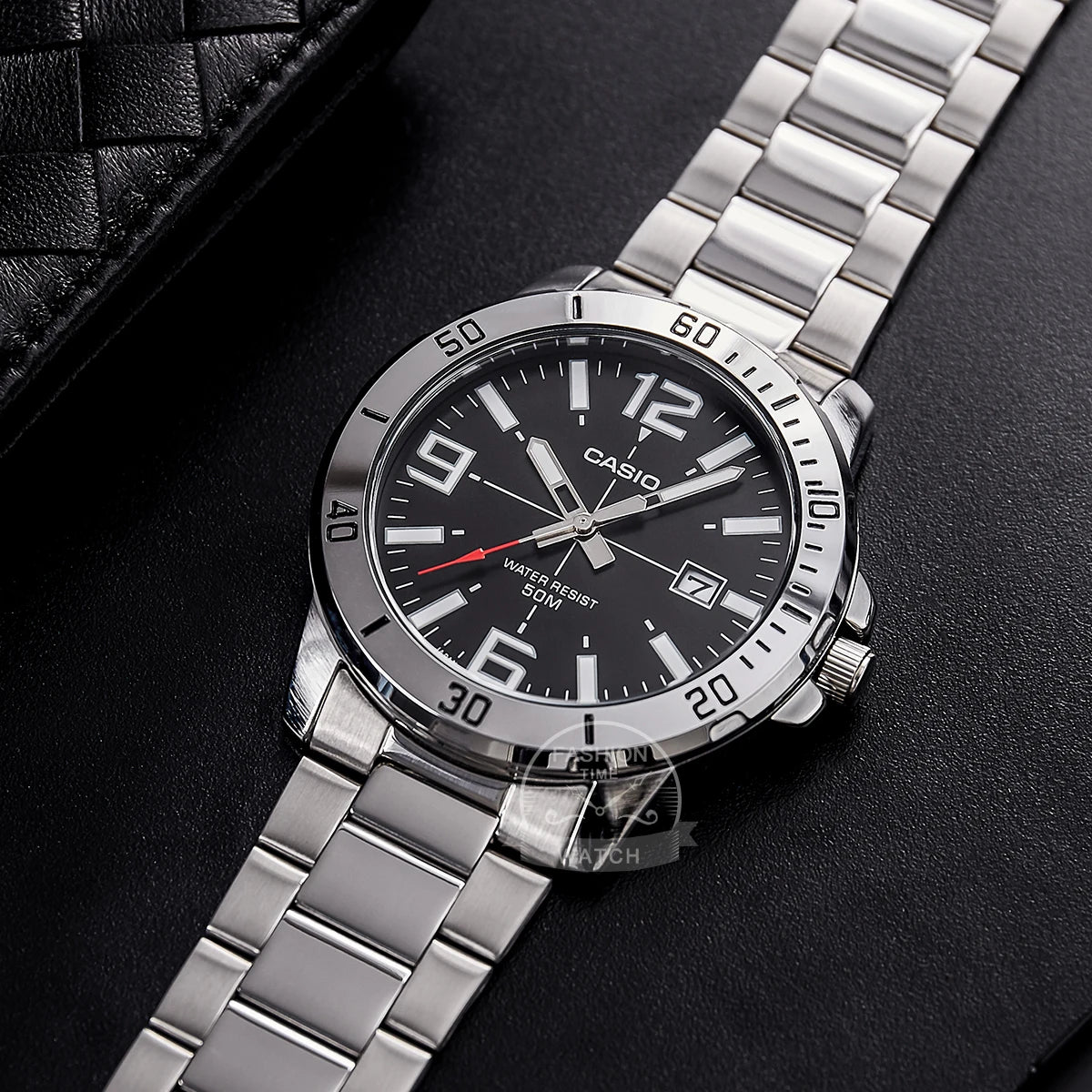 Casio MTP-VD01D Men's Stainless Steel Business Watch
