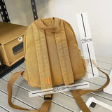 Mini Canvas Backpack – Vintage Unisex Rucksack