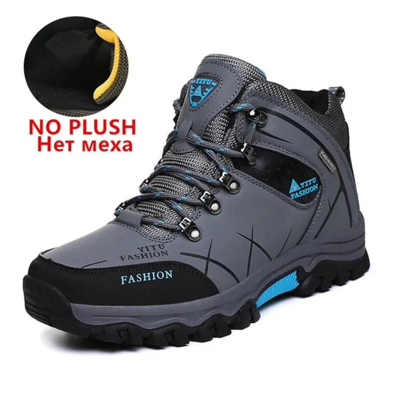 Waterproof Winter Leather Hiking Boots
