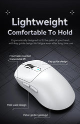 Attack Shark X3 PixArt PAW3395 Bluetooth Mouse,26000dpi,Wireless Tri-Mode Connection,Lightweight Macro Gaming Mouse