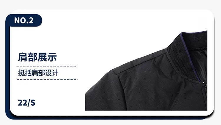 Men's Quilted Stand-Collar Zip Jacket | Warm & Relaxed Fit