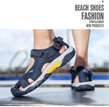 Outdoor Sports Sandals Hole Hole Beach Men and Women Non-slip Soft Bottom Speed Interference Water River Tracing Shoes