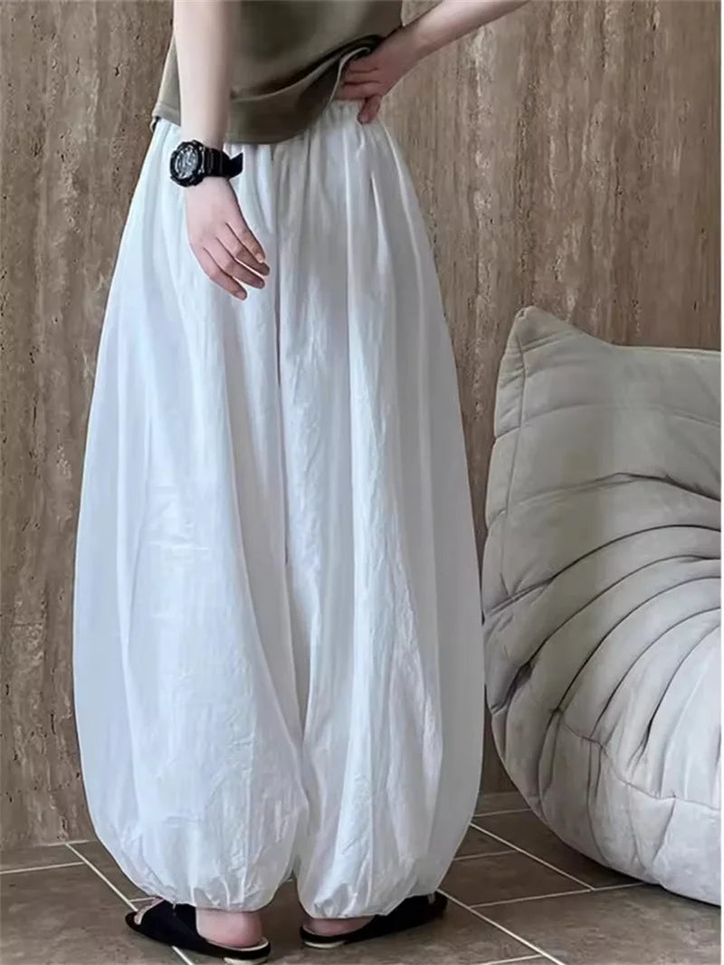 Women's High-Waist Loose Lantern Pants