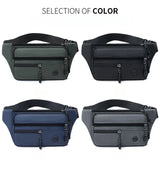 Fashion Unisex Waterproof Waist Bag Pack Male Belt Pouch Ladies Kangaroo Hip Phone Work Purse - Travel Gear for Men and Women