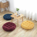 Round Floor Cushion Seating for Adults,Tufted Thick Meditation Cushion for Floor Seating Yoga Living Room Office