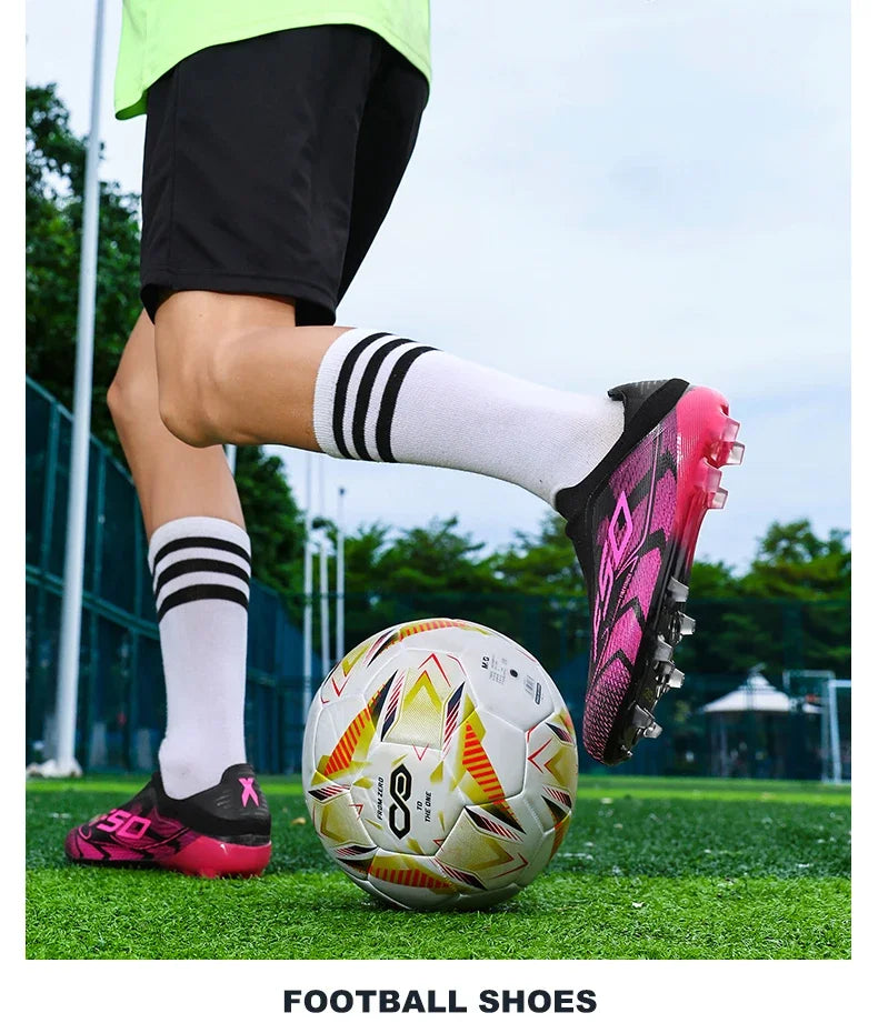 Men's Football Boots – Lace-Up Soccer Cleats