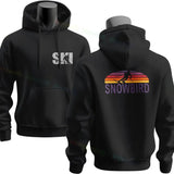 Men's Ski & Snowboard Graphic Hoodie for Fall and Winter