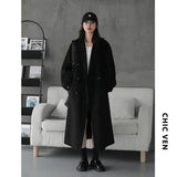 Retro Double-Sided Woolen Overcoat
