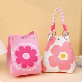 Women's Cartoon Knitted Bucket Bag