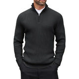 Men's Quarter-Zip Long Sleeve Sweater