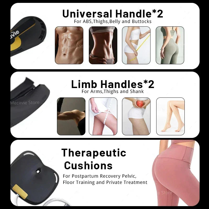 Building Tool EMS Body Shaping Machine 6500W Professional Fat Burning Muscle Stimulation 200Hz 15T Slimming Equipment Home Use