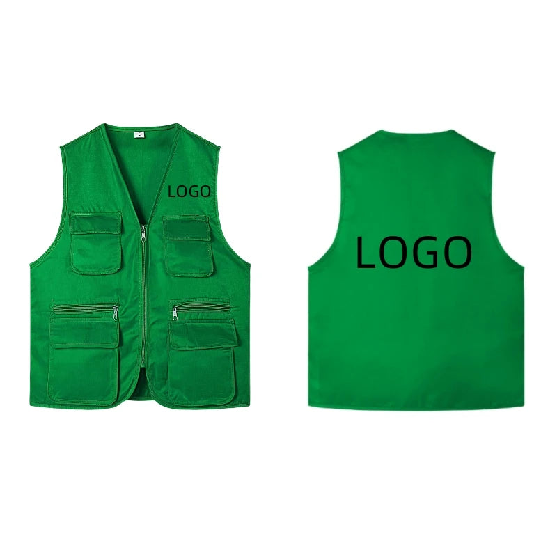Men's Multi-Pocket Safari Vest – Lightweight All-Season Outerwear