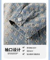 Autumn New Men's Denim Jacket Korean Stylish Luxury Clothing Handsome Casual American Streetwear Couple's Outerwear Denim Coats