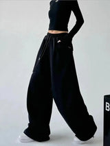 Women's High-Waist Wide-Leg Drawstring Pants