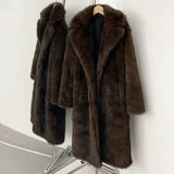 Plush Faux Fur Winter Overcoat