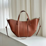 Lychee-Grain Cowhide Tote | Luxury Leather Handbag