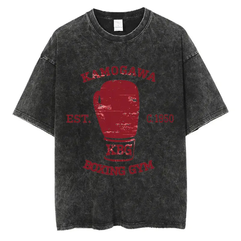 Kamogawa Boxing Gym Y2K Oversized Tee