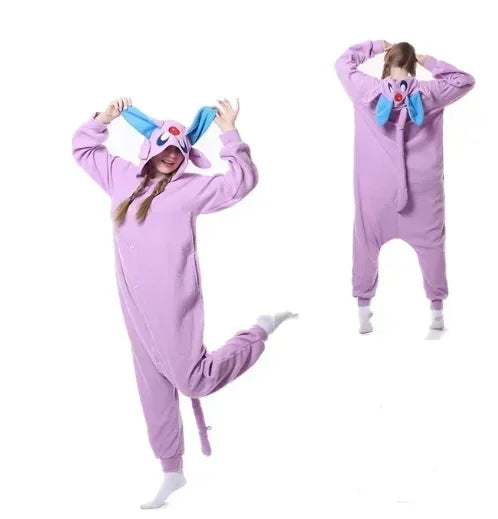 okemon Cosplay Kigurumi Onesie Snorlax Jigglypuff Umbreon Gengar Costume Halloween Adult Anime Bulbasaur Pajamas