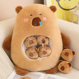 Cute Capybara Puffer Fish Snack Pillow Dolls Creative Puffer Fish Plush Doll Girls Children's Gifts Holiday Party Favours