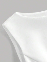 White A-Line Chiffon Dress | Formal & Wedding Events