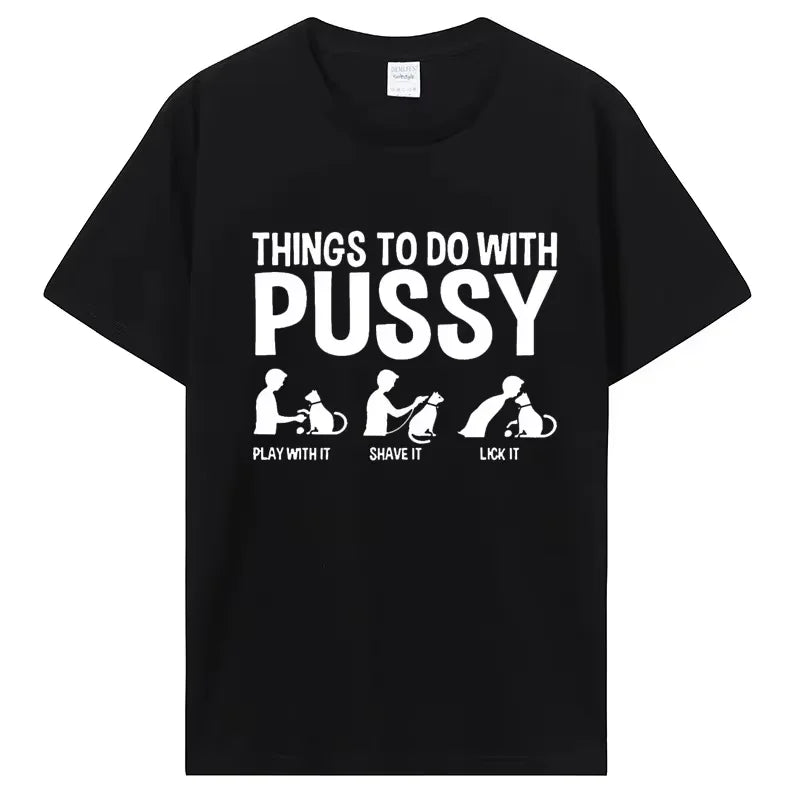 T Shirt for Men 2025 100% Cotton Gym Sports Y2K Clothing High Quality Tops Printed Summer Anime Graphic Four Seasons Casual