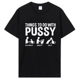 T Shirt for Men 2025 100% Cotton Gym Sports Y2K Clothing High Quality Tops Printed Summer Anime Graphic Four Seasons Casual