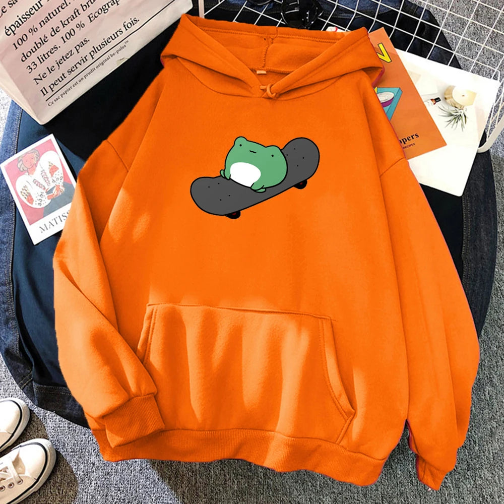 Frog Respect Skateboard Hoodie
