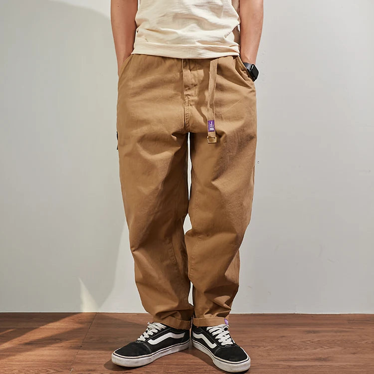 Men's Cotton Cargo Pants – Regular Fit