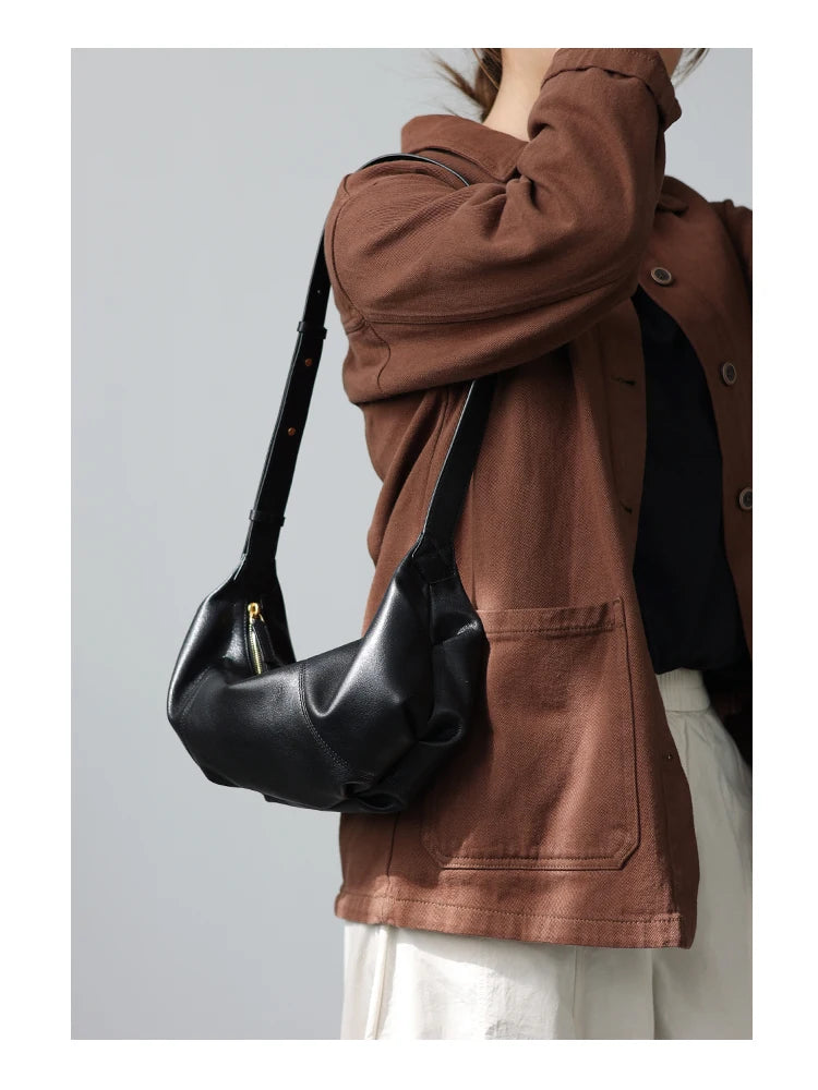 2023 Fashion Real Leather Crossbody Bags For Women Luxury Soft Cowhide Shoulder Bag Practical And Portable