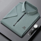 Men's Zipper Polo Shirt | Smart Casual All-Season