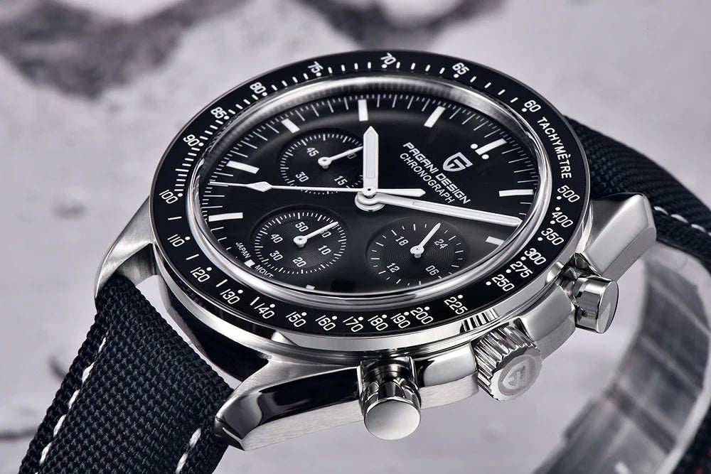2026 New PAGANI DESIGN 1701 V5 Men's Watches Luxury Quartz Watch Men Sports Speed Chronograph AR Sapphire glass 100M Waterproof