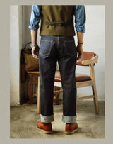 Red Tornado 55501 Relaxed Straight Fit Men's Raw Selvedge Jeans
