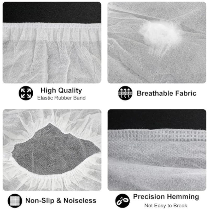 100Pack Disposable Shoe Covers Boot Non-Slip Large Foot Booties for Indoors Contractors Floor Carpet Shoe Coverings Protectors