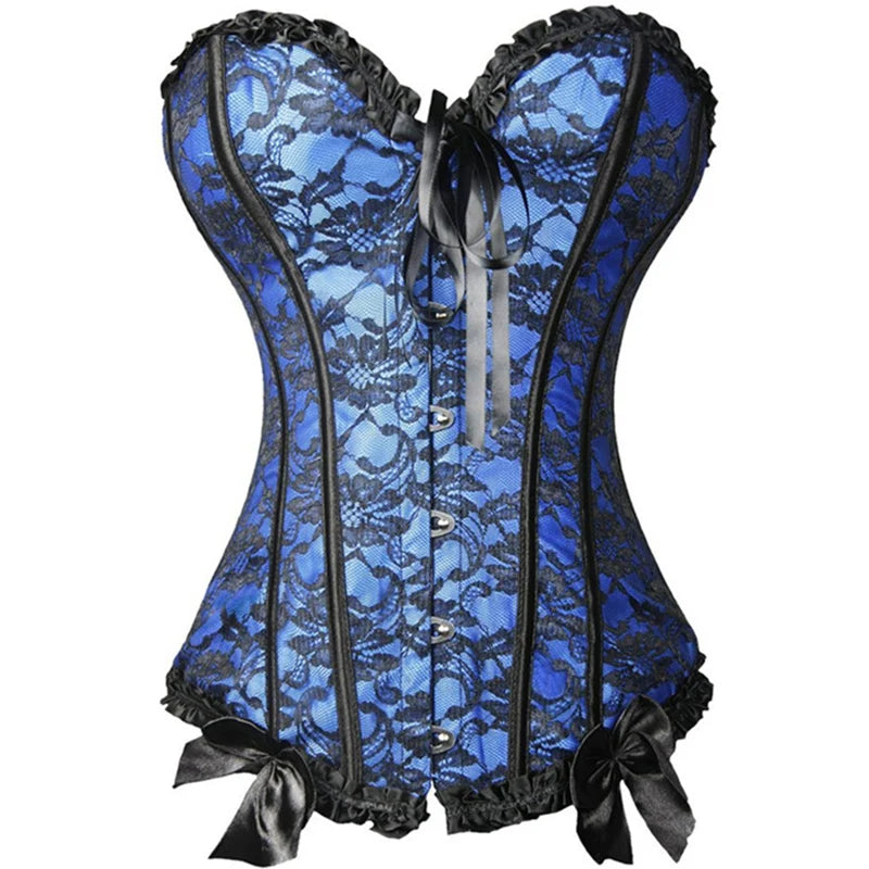 Gothic Overbust Corset Top - USA Made Slimming Waist Cincher