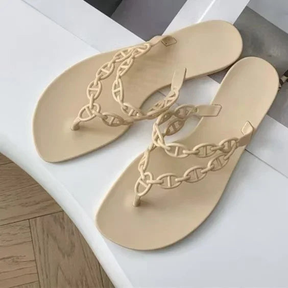 Women's Bow Flip-Flops – Flat Summer Sandals