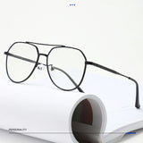 DDDLONG Retro Punk Fashion Pilot Photochromic Sunglasses Women Men Metal Eyeglasses Classic Vintage UV400 Outdoor Shades D679
