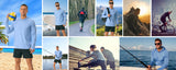 Men's UPF 50+ Sun Hoodie — Long Sleeve Quick-Dry Rash Guard