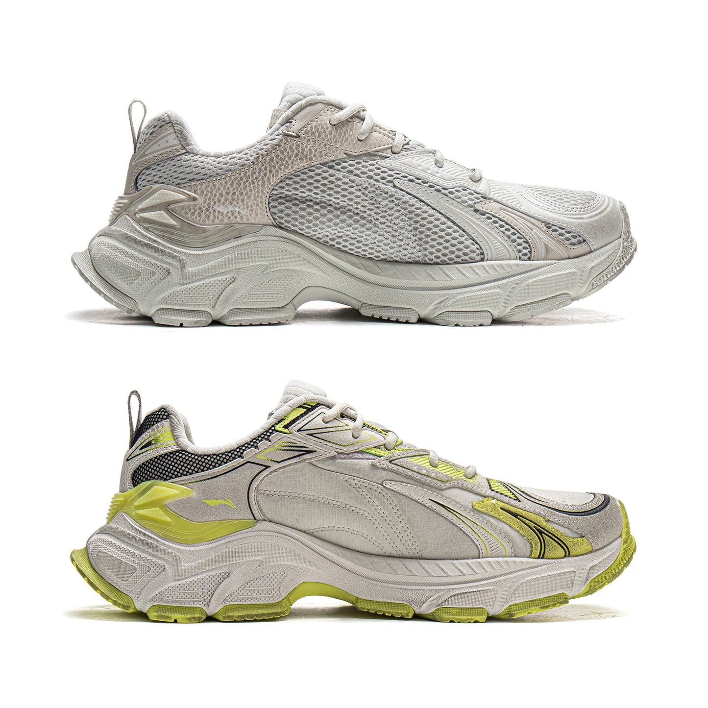 Li-Ning Men's STARLIT L2K Lifestyle Shoes Cushioning Lightweight Rebound Comfortable LiNing Trendy Casual Sneakers AGLW005