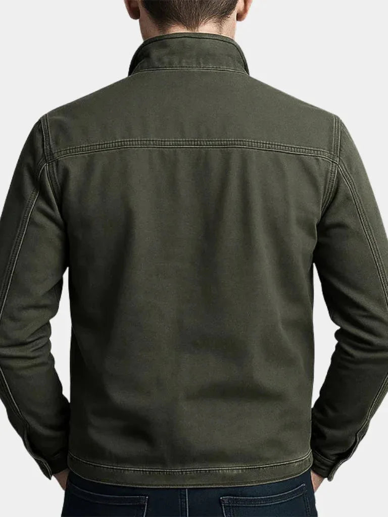 Men's Casual Tooling Jacket — Loose Fit Cardigan Sports Outerwear