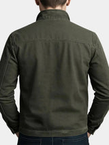 Men's Casual Tooling Jacket — Loose Fit Cardigan Sports Outerwear