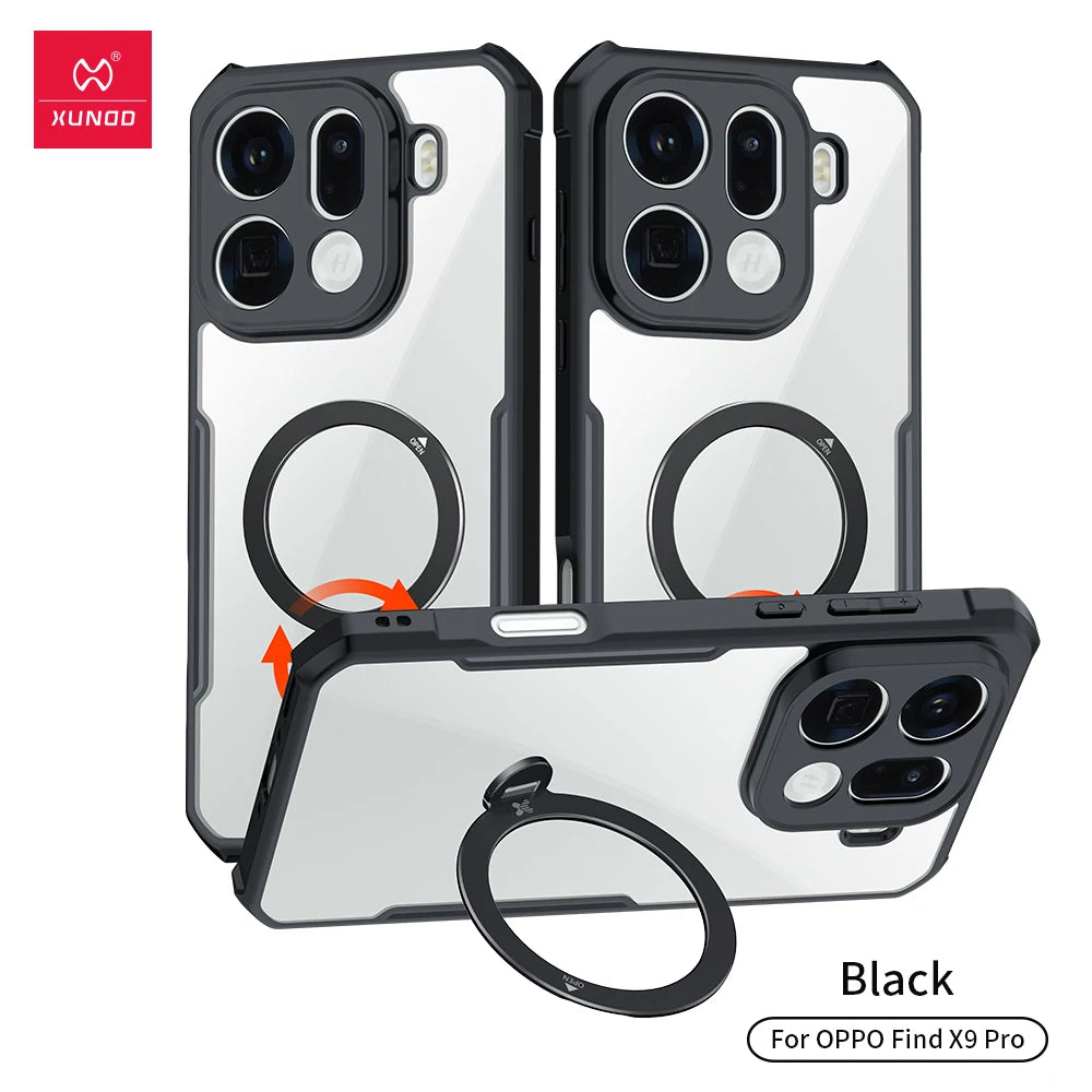 XUNDD Clear Case for OPPO Find X9 & X9 Pro