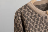 Elegant 3-Piece Geometric Knit Set – USA Made Quality