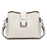 Zency Genuine Leather Bucket Shoulder Bag for Women