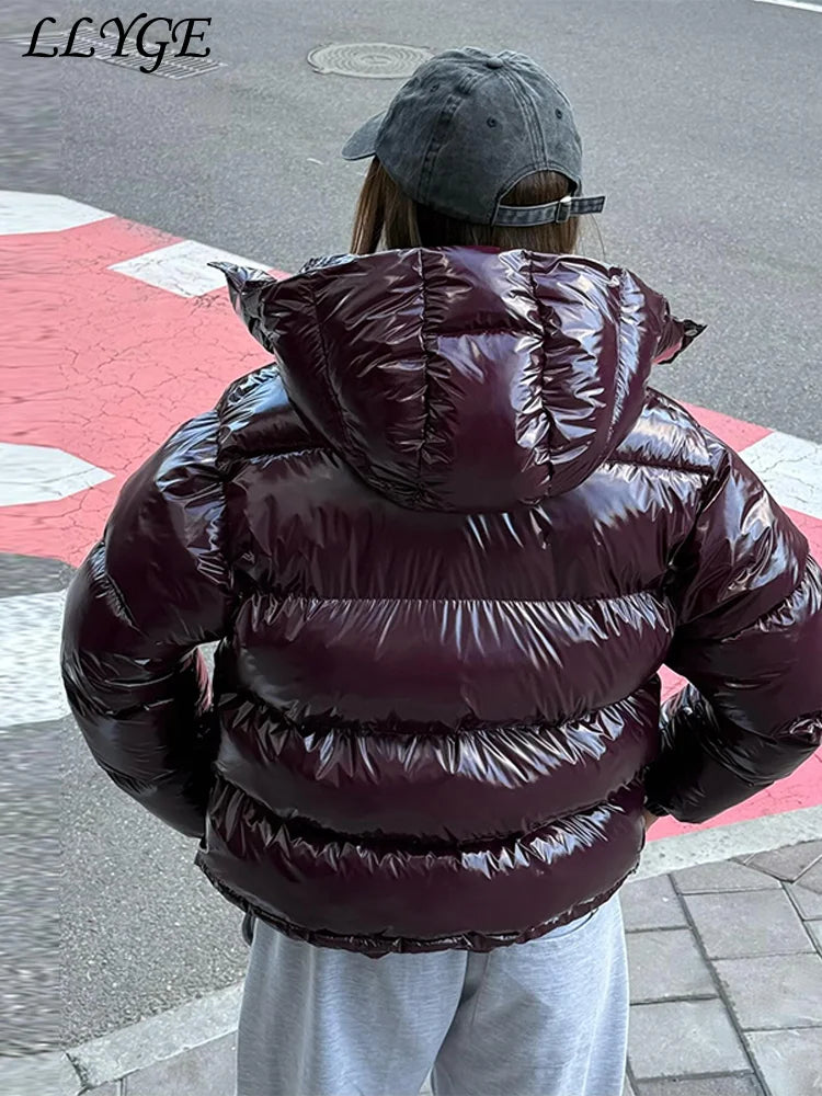 Women’s Hooded Puffy Cotton Jacket