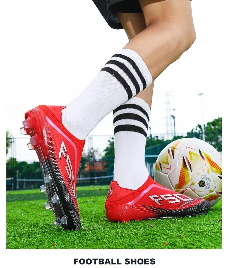 Men's Football Boots – Lace-Up Soccer Cleats