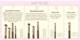 Jessup 15-Piece Professional Makeup Brush Set