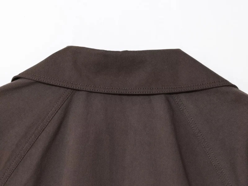 British Style Belted Trench Coat