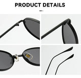 DDDLONG Fashion Small Round Retro Sunglasses Women Classical Vintage Punk Sun Glasses For Men Eyewear Outdoor Shades D609