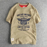 Men's Vintage Motorcycle Cotton T-Shirt