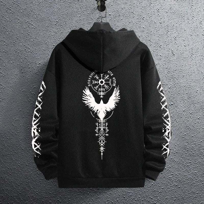 Men’s Classic Black Pullover Hoodie